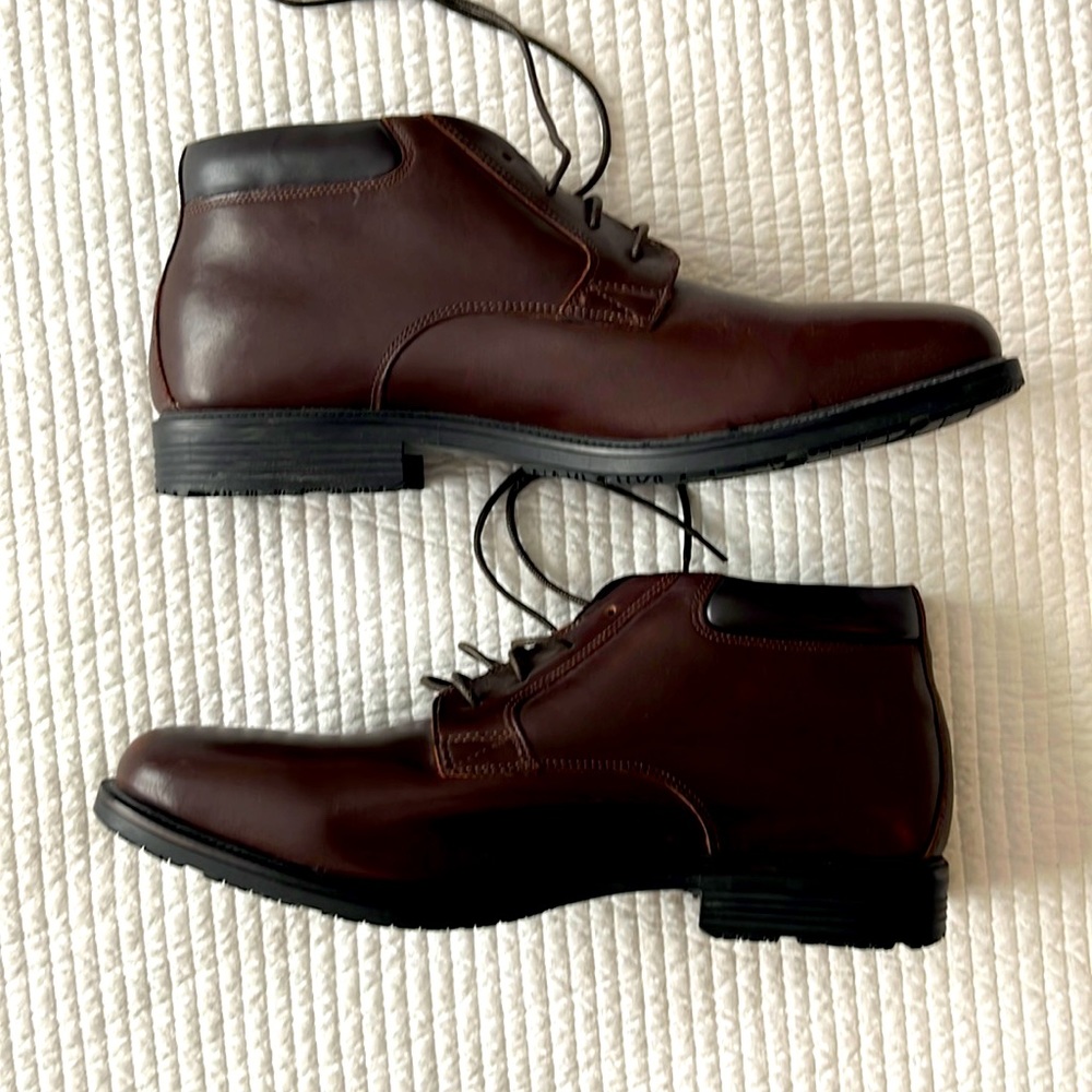 Rockport Hydro-Shield Adiprene Brown Boots - Size 11